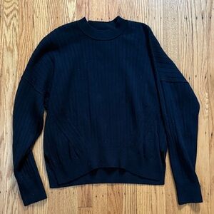 Abercrombie Black Ribbed Women's Sweater Size Medium